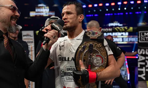 Usman Nurmagomedov bảo vệ đai PFL: Thử thách đầu năm 2026 mang tên 'kẻ ngáng đường' Alfie Davis