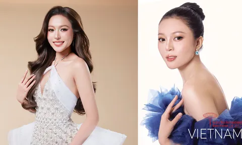 Hoa hậu Kiều Duy đọc tục ngữ Việt Nam tại bán kết Miss International
