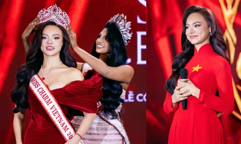 Mai Ngô chính thức nhận sash đại diện Việt Nam, sẵn sàng chinh phục Miss Charm 2025
