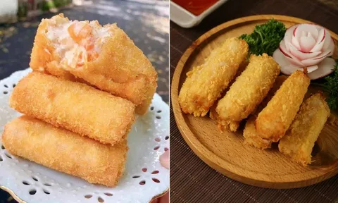 Mẹo làm nem hải sản sốt mayonnaise vỏ vàng giòn, nhân béo ngậy
