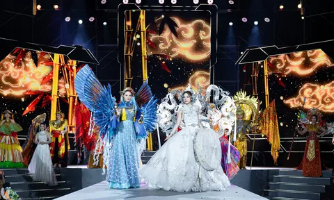 Hoa hậu Kim Nguyên - siêu mẫu Hùng Trần: Bộ đôi đạo diễn “giữ hồn Việt” trên sàn diễn thời trang