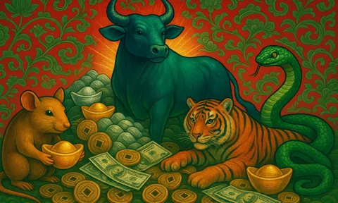 Top 3 con giáp Số Đỏ đến rồi, 10 ngày đầu tháng vơ Tiền Vét Bạc