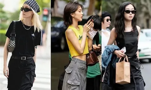 Váy công sở phong cách cargo: xu hướng khiến giới mộ điệu mê mẩn trong mùa thu đông