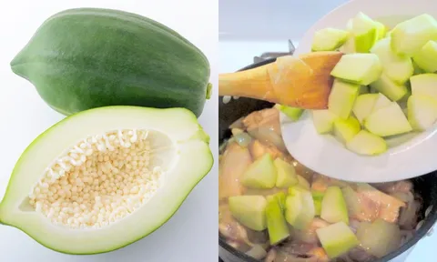 Cách ăn đu đủ xanh giúp vòng 1 căng tròn