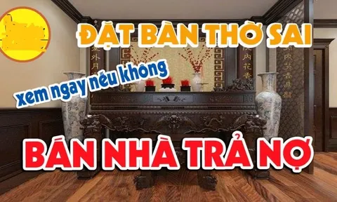 Làm quần quật cả năm không thoát nghèo: Kiểm tra ngay xem bàn thờ có phạm phải điều này