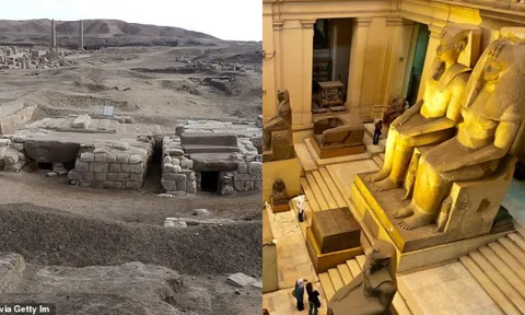 Phát hiện kho báu khổng lồ trong lăng mộ Ai Cập cổ khiến cả thế giới chấn động