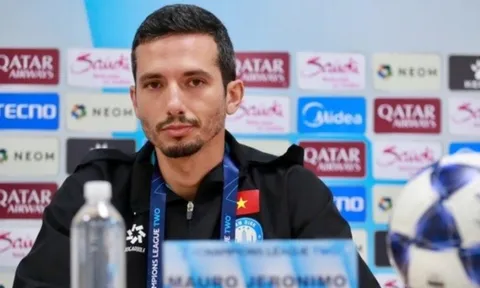 HLV Jeronimo: Nam Định chưa bỏ cuộc, quyết chiến đến cùng ở AFC Champions League Two
