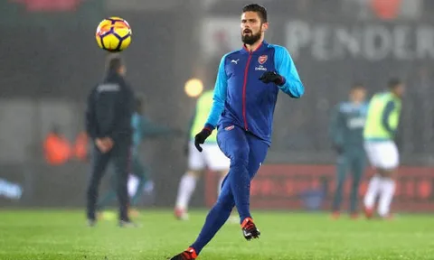 Giroud chọn hai đồng đội ở Arsenal vào đội hình mơ ước