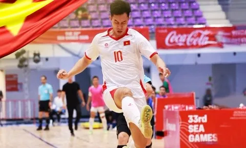 SEA Games 33: Futsal Việt Nam thắng 4-2 Myanmar