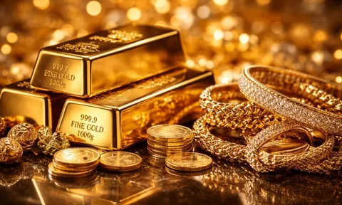 Bảng giá vàng 9999 24K 18K SJC DOJI PNJ hôm nay 21/12/2025