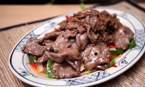 Cách làm bò sốt tiêu đen ngon