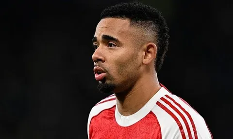 Carabao Cup: Arsenal trao suất đá chính cho Jesus