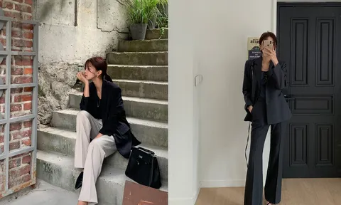 Blazer và quần âu – bộ đôi tưởng quen mà chưa bao giờ cũ nơi công sở