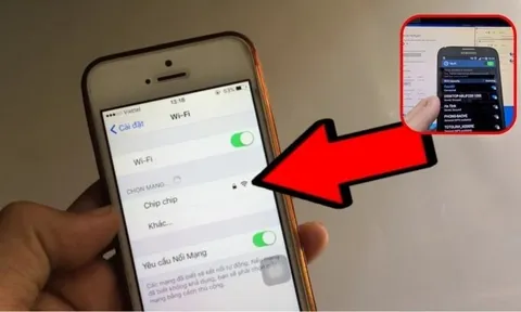 Nhấn 1 nút này điện thoại tự bắt wifi thỏa mái, không cần hỏi mật khẩu