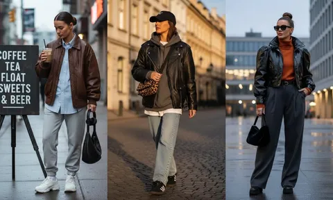 8 cách phối áo khoác da giúp trang phục mùa lạnh trẻ trung, không bị “một màu”