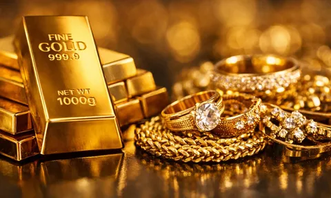 Bảng giá vàng 9999 24K 18K SJC DOJI PNJ hôm nay 1/1/2026