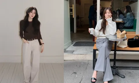 Bỏ quần đen sang một bên, quần trắng và xám đang chiếm lĩnh street style