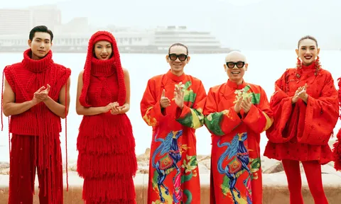 Võ Hoàng Yến làm vedette trong show diễn ra mắt Bộ sưu tập Holiday 2026 "Tình Ca" tại Hong Kong" của 2 NTK VUNGOC&SON