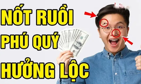 4 nốt ruồi thần Tài để lại, ai có 1/4 Lộc hưởng đến già