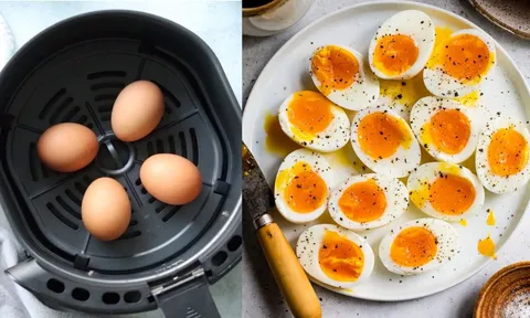 Làm trứng lòng đào dẻo thơm bằng nồi chiên không dầu, đảm bảo thành công nhờ mẹo này