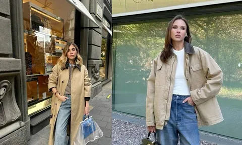 4 kiểu áo đẹp mặc cùng quần jeans, sang như quý cô nước Pháp