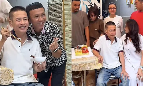 Nghệ sĩ Tấn Beo xúc động trong tiệc mừng thọ 60 tuổi, đón tin vui lên chức ông nội