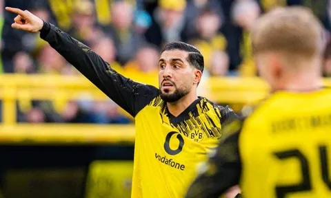Dortmund thắng kịch tính 3-2 nhờ Emre Can