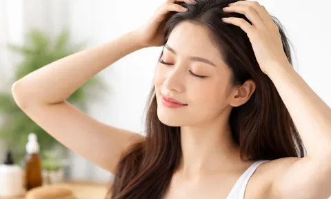 Cách Massage da đầu 5 phút mỗi ngày để giúp mọc tóc, tránh bết tóc giúp tóc mượt đẹp