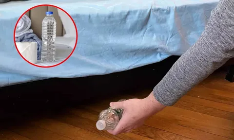 Tại sao khi nhận phòng khách sạn, nên ném ngay một chai nước vào gầm giường?