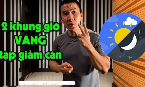 2 khung giờ tập thể dục hiệu quả gấp đôi, giảm nhanh mỡ bụng