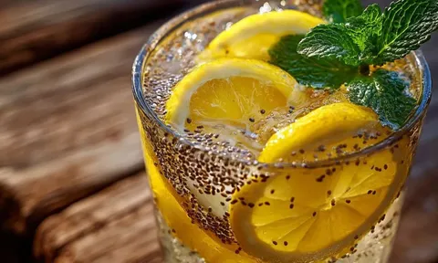 Cách uống nước chanh ấm hạt chia thải độc ruột, đốt mỡ bụng, giảm cân cấp tốc