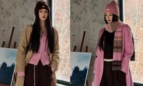 3 nguyên tắc bắt trend phối đồ mùa đông “nâu + hồng”