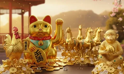 Cửa Tiền Cửa Lộc mở ra: 3 con giáp Cá Gặp Nước Lên, số hên trúng mánh