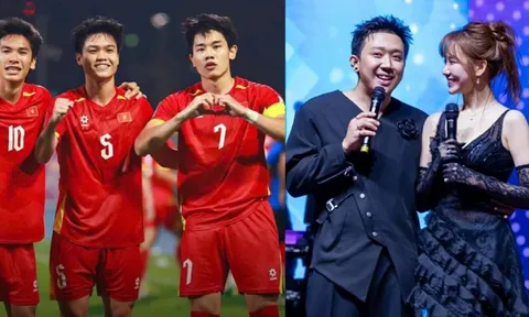 Trấn Thành xin lỗi Hari Won sau khi U23 Việt Nam chiến thắng