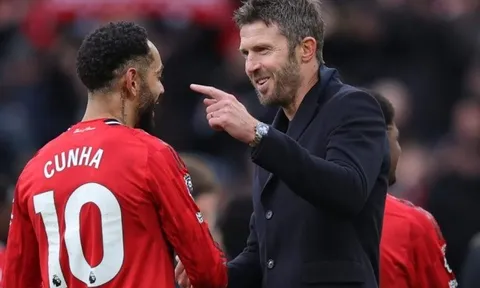 Carrick dùng Matheus Cunha giải mã hàng thủ Arsenal
