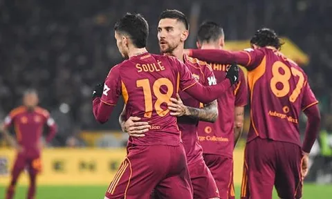 Roma chia điểm Milan, dâng lợi thế lớn cho Inter