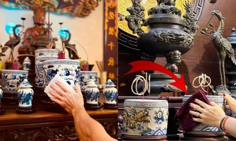 3 đại kỵ khi lau dọn bàn thờ, tỉa chân nhang, lỗi số 2 nhiều nhà mắc phải mà không biết