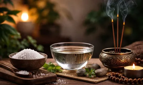 Cuối năm nhớ cách người xưa thường dùng muối, nước, nhang để giải vận xấu, mở lối bình an