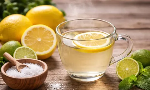 Cách làm nước Chanh Muối Ấm để hỗ trợ Giảm cân nhanh, thanh lọc cơ thể, uống không sót ruột
