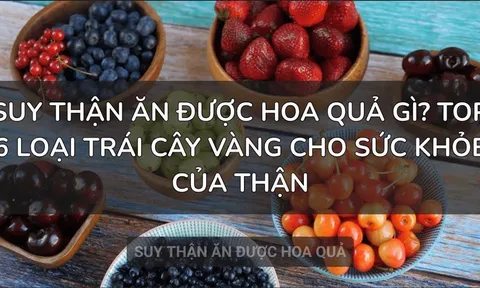 Người suy thận nên ăn hoa quả gì để hạn chế tăng kali
