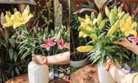 Mẹo cắm hoa tươi lâu cả tuần không héo, áp dụng ngay dịp Tết