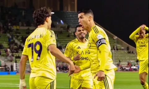 Ronaldo rơi xuống thứ 3 ở cuộc đua Chiếc giày vàng Saudi Arabia