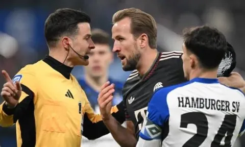 Kane và Luis Diaz lập công nhưng Bayern vẫn bị Hamburg cầm hòa