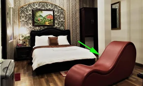 Ghế cong đặt cạnh giường ngủ khách sạn: 90% ngượng chín mặt, không biết tận dụng