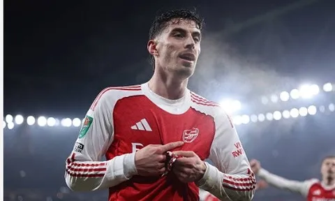 Havertz kết liễu Chelsea, đưa Arsenal vào chung kết EFL Cup