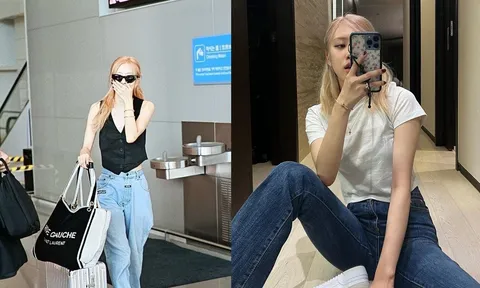 Rosé (BLACKPINK) và những cách diện quần jeans đơn giản nhưng đầy khí chất