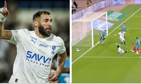 Benzema lập hat-trick ra mắt giúp Al Hilal thắng 6-0