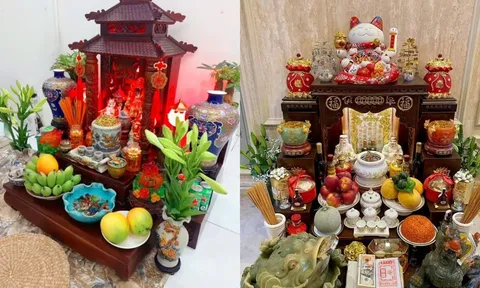 Vì sao ban thờ Thần Tài luôn đặt dưới mặt đất? Nếu treo lên cao thì sao?
