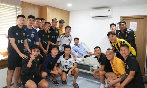 Thầy trò Thanh Hóa thăm Thái Sơn sau phẫu thuật