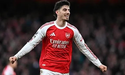 Mikel Arteta tiết lộ lý do kéo Kai Havertz đá tiền vệ lùi sâu